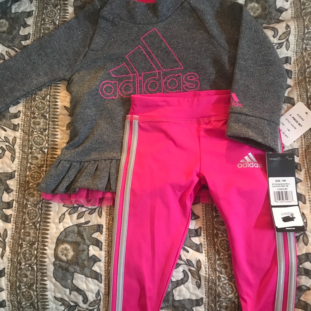 NWT 2-Piece Adidas Track Set (12 month)